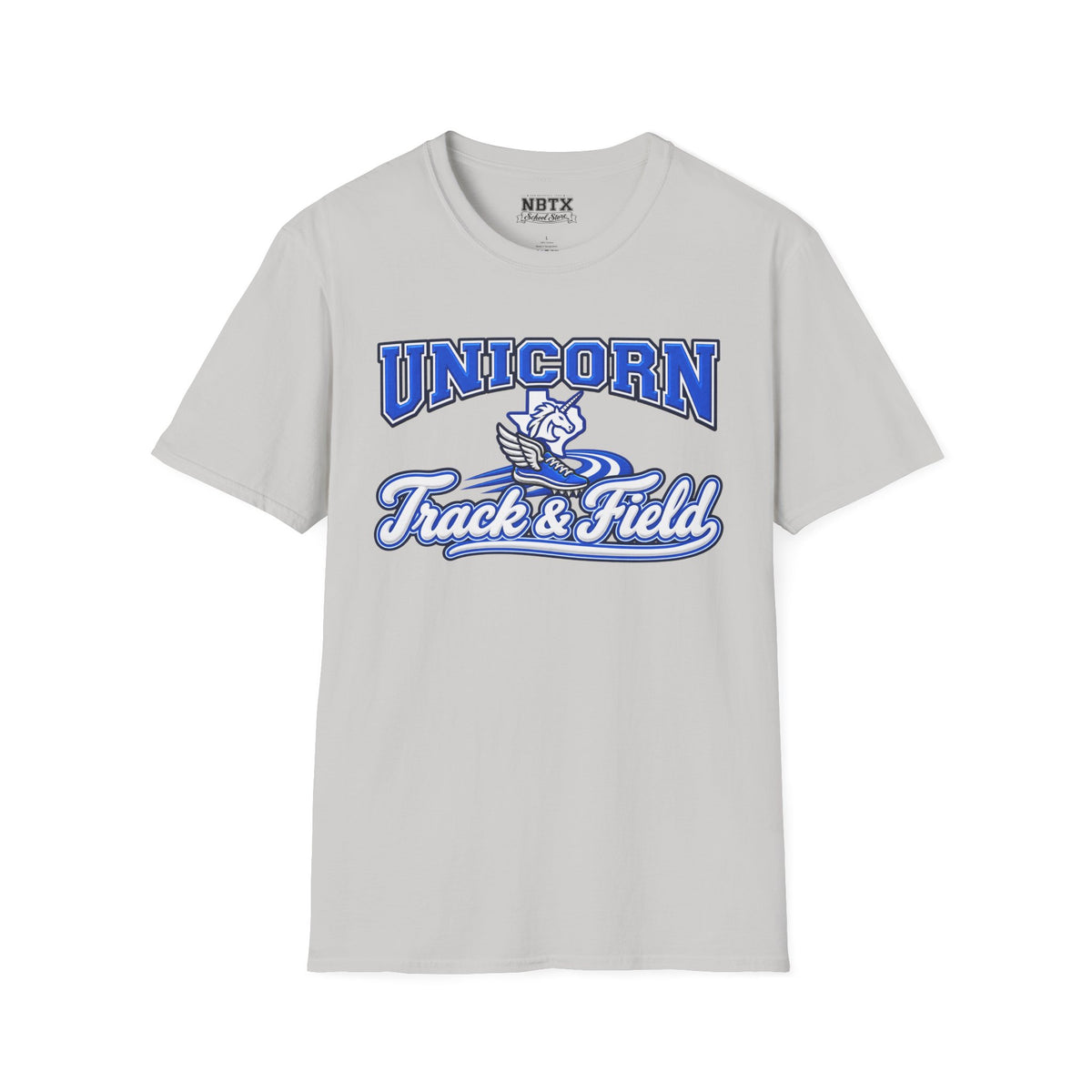 New Braunfels Unicorns Track & Field T-Shirt - Script