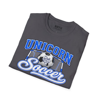 New Braunfels Unicorns Soccer T-Shirt - Script