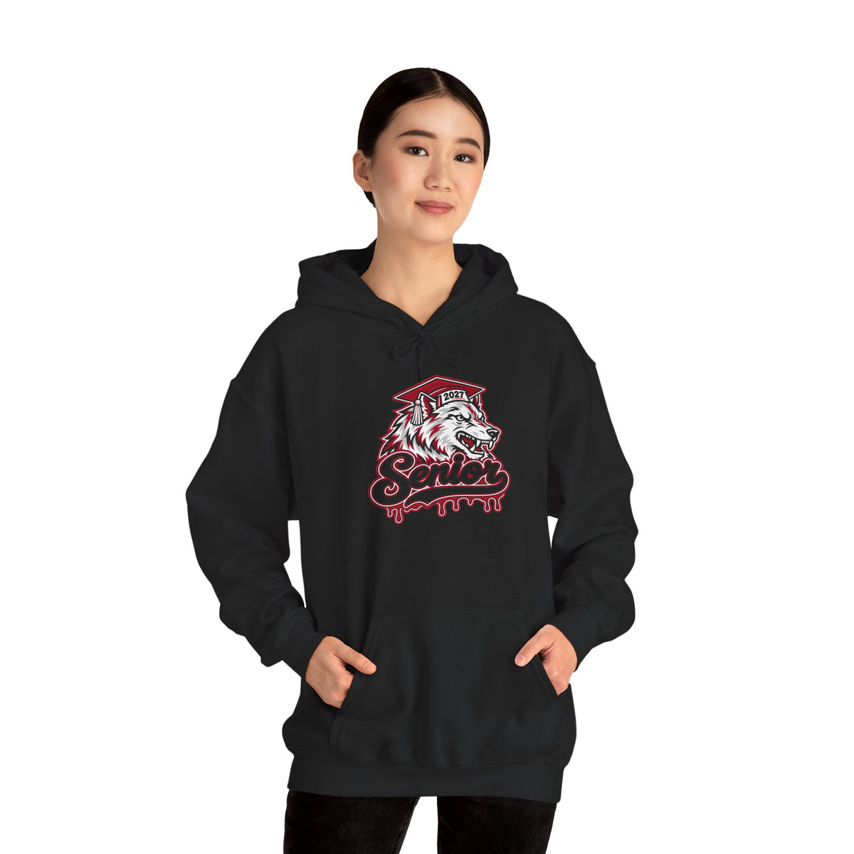 Davenport High School Senior Hoodie — Drip Design Graduation Sweatshirt