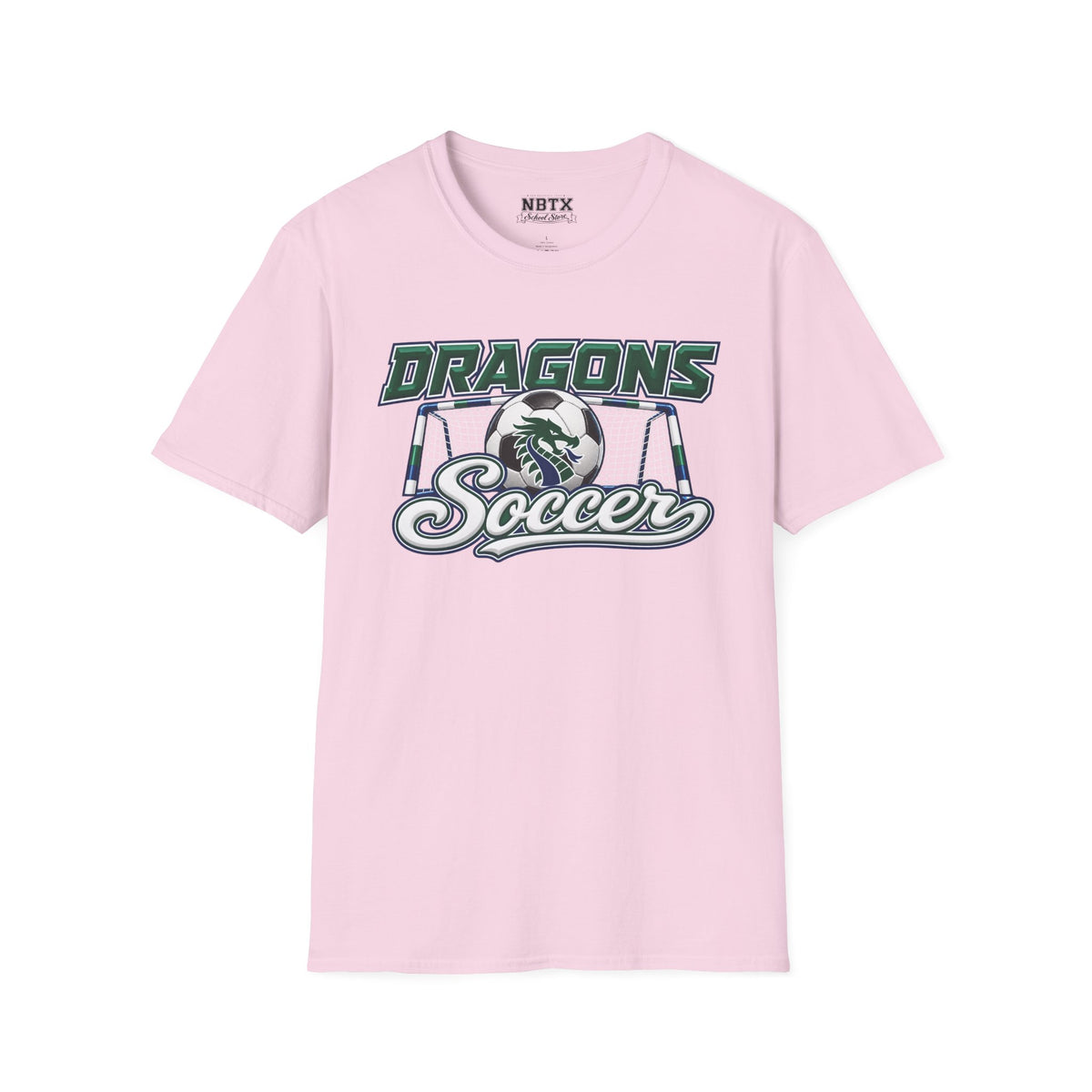 Long Creek Dragons Soccer T-Shirt - Script
