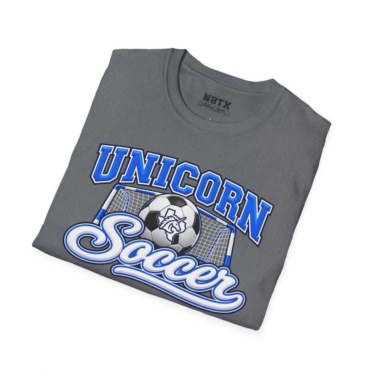New Braunfels Unicorns Soccer T-Shirt - Script