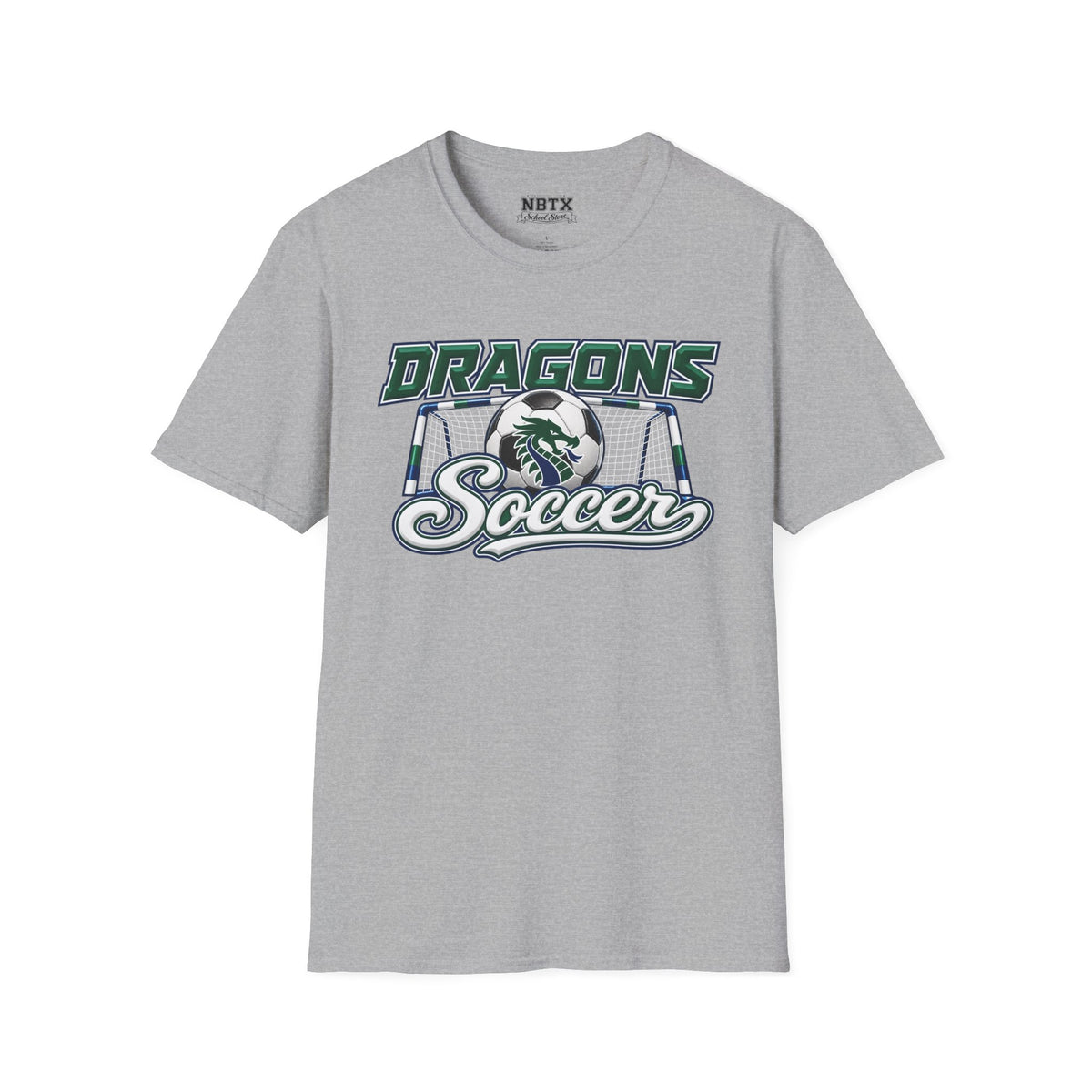Long Creek Dragons Soccer T-Shirt - Script