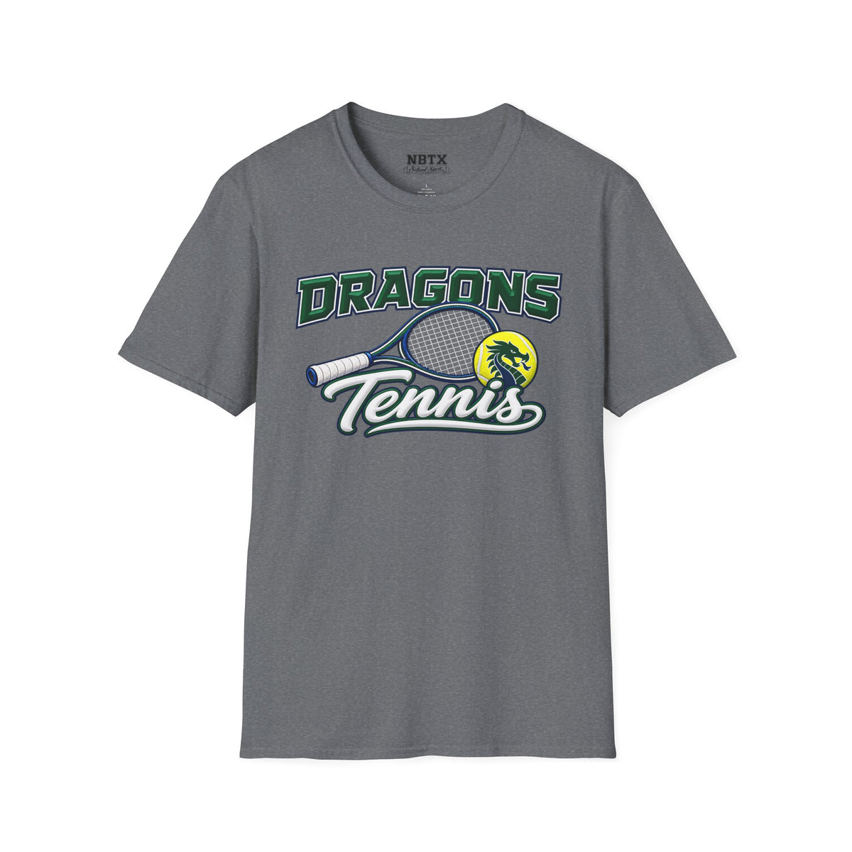 Long Creek Dragons Tennis T-Shirt - Script