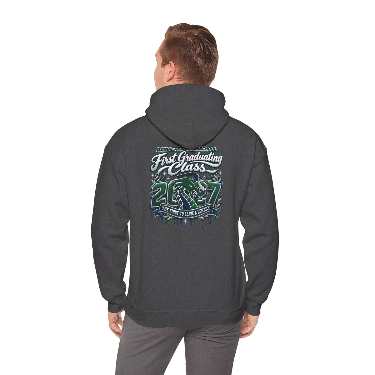 Long Creek Dragons "First Graduating Class" Hoodie - Graduation Sweatshirt