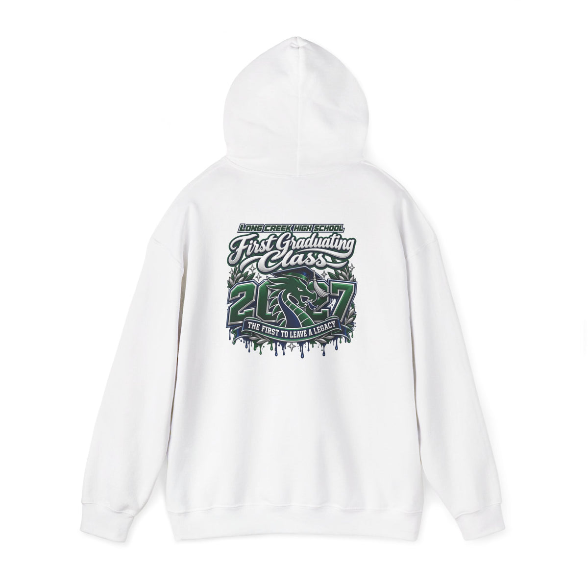 Long Creek Dragons "First Graduating Class" Hoodie - Graduation Sweatshirt