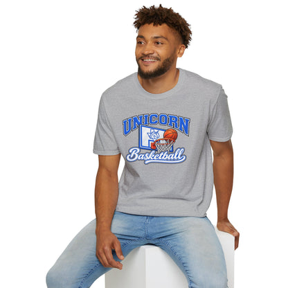 New Braunfels Unicorns Basketball T-Shirt - Script