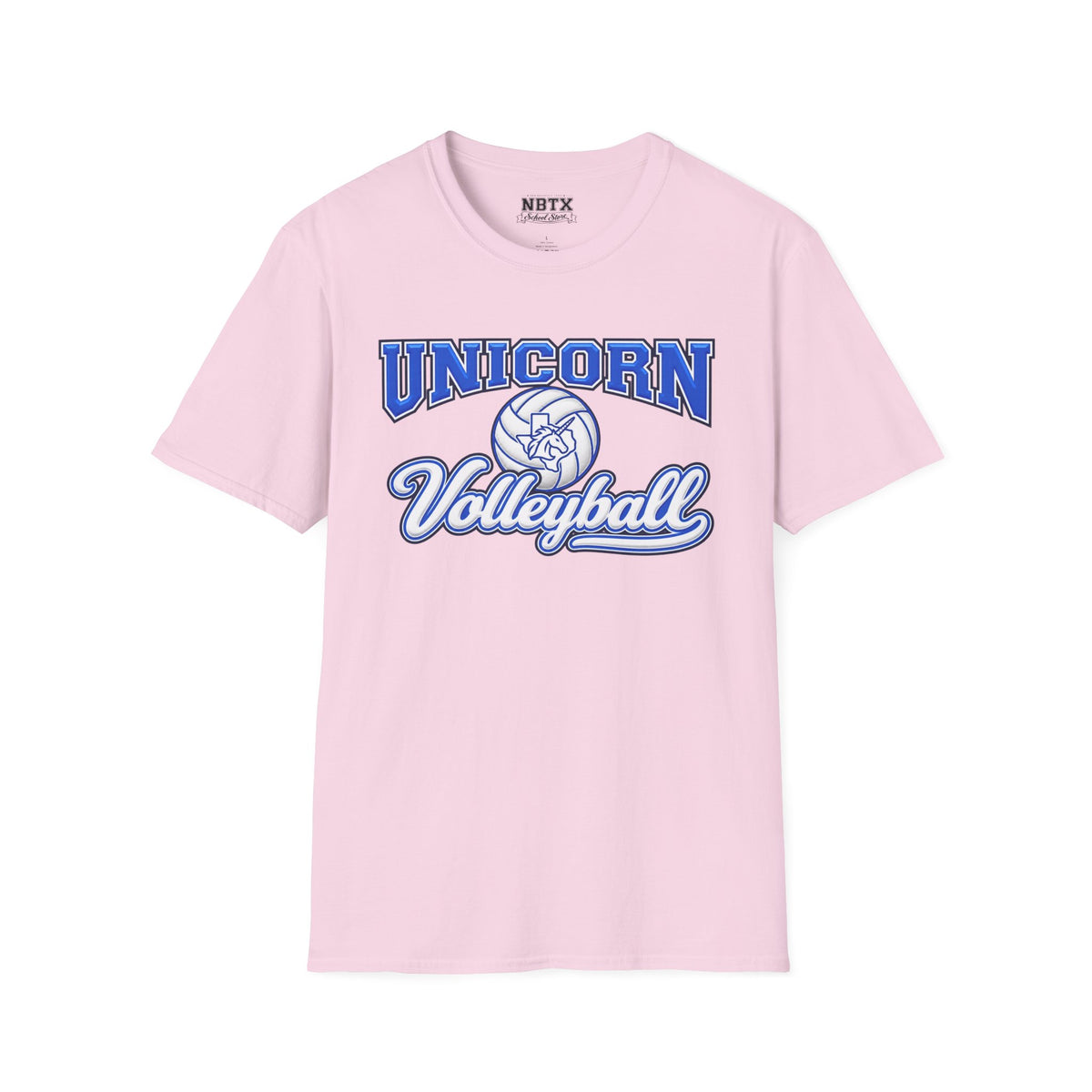 New Braunfels Unicorns Volleyball T-Shirt - Script