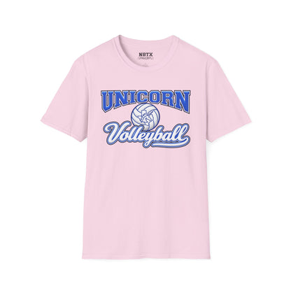 New Braunfels Unicorns Volleyball T-Shirt - Script