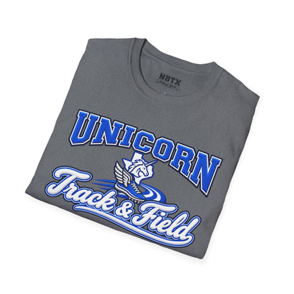 New Braunfels Unicorns Track & Field T-Shirt - Script