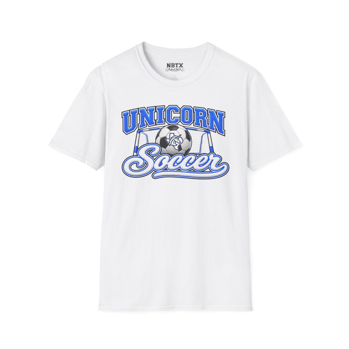 New Braunfels Unicorns Soccer T-Shirt - Script