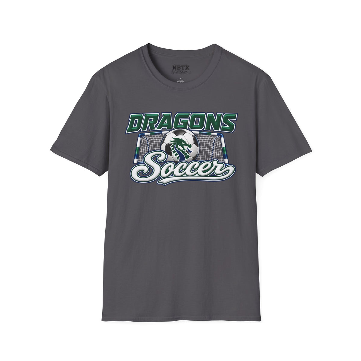 Long Creek Dragons Soccer T-Shirt - Script