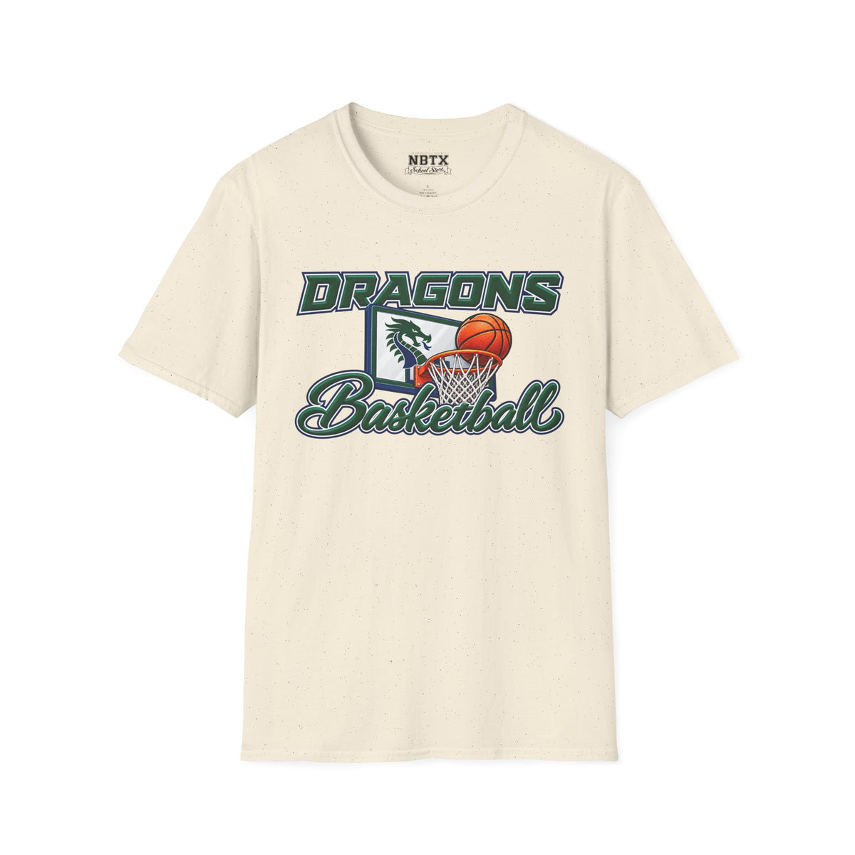 Long Creek Dragons Basketball T-Shirt - Script