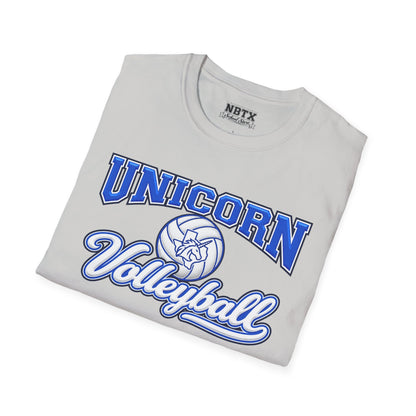 New Braunfels Unicorns Volleyball T-Shirt - Script