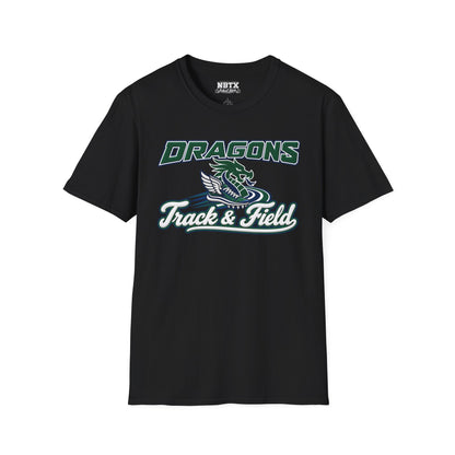 Long Creek Dragons Track & Field T-Shirt - Script