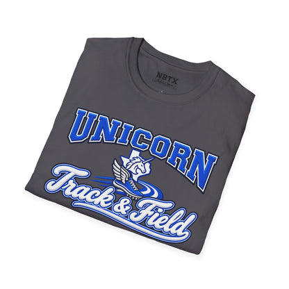 New Braunfels Unicorns Track & Field T-Shirt - Script