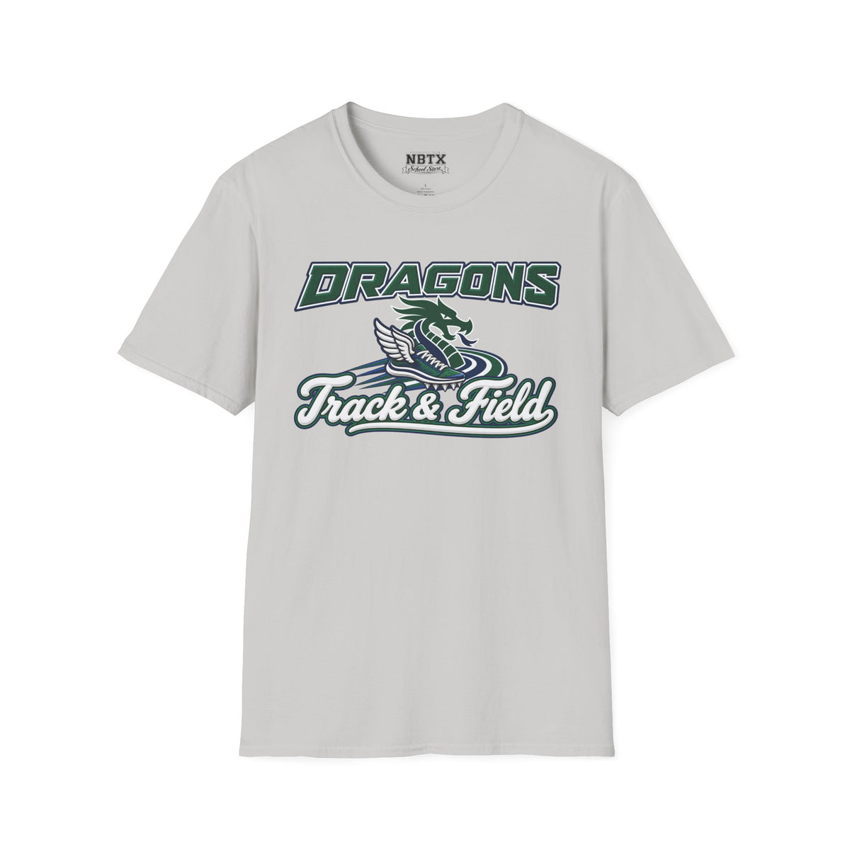 Long Creek Dragons Track & Field T-Shirt - Script