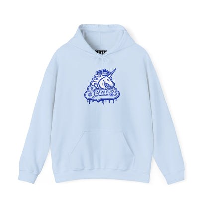 Senior Unicorn Hoodie — Drip Design Graduation Sweatshirt