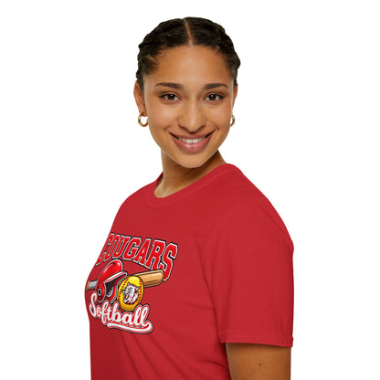 Canyon Cougars Softball T-Shirt - Script