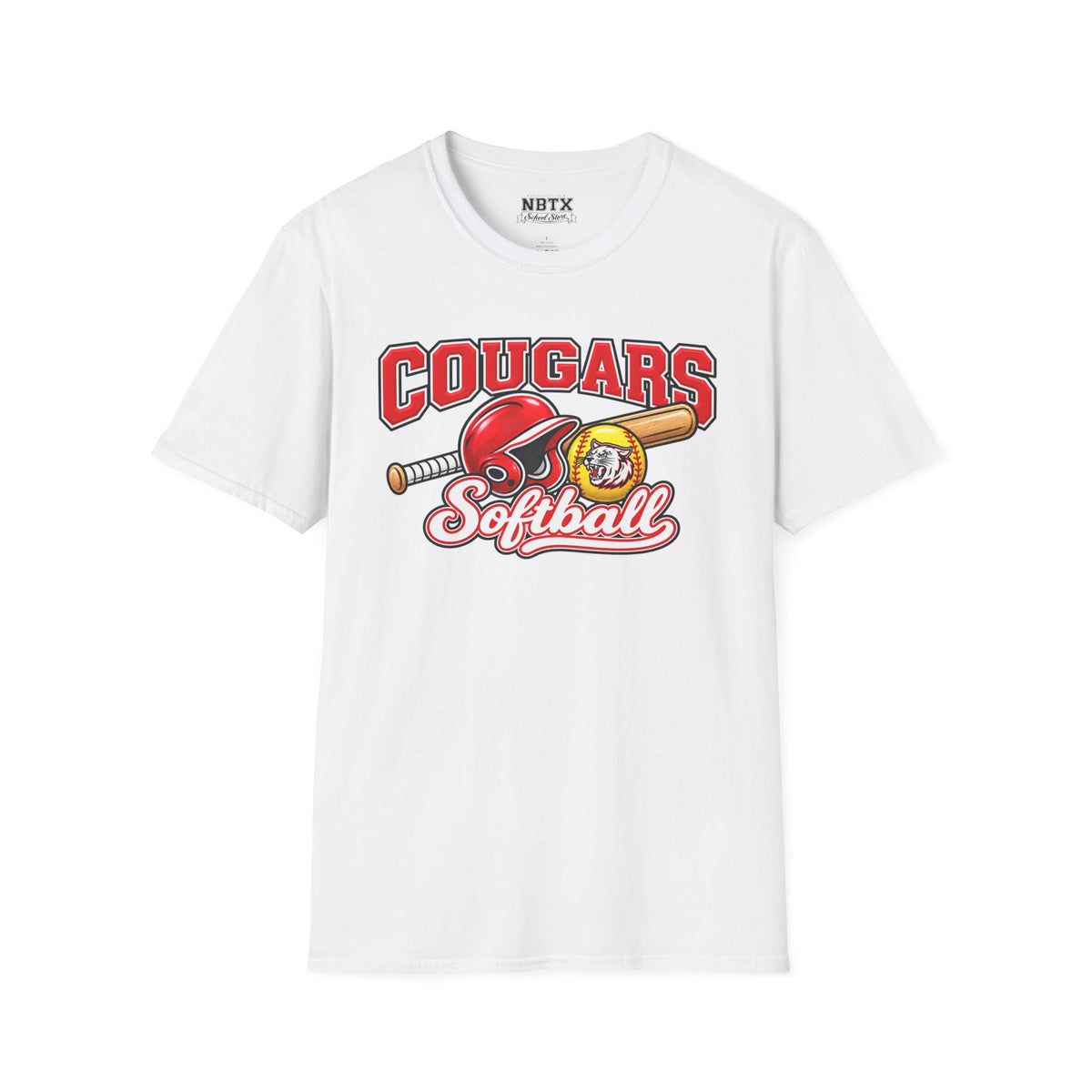 Canyon Cougars Softball T-Shirt - Script