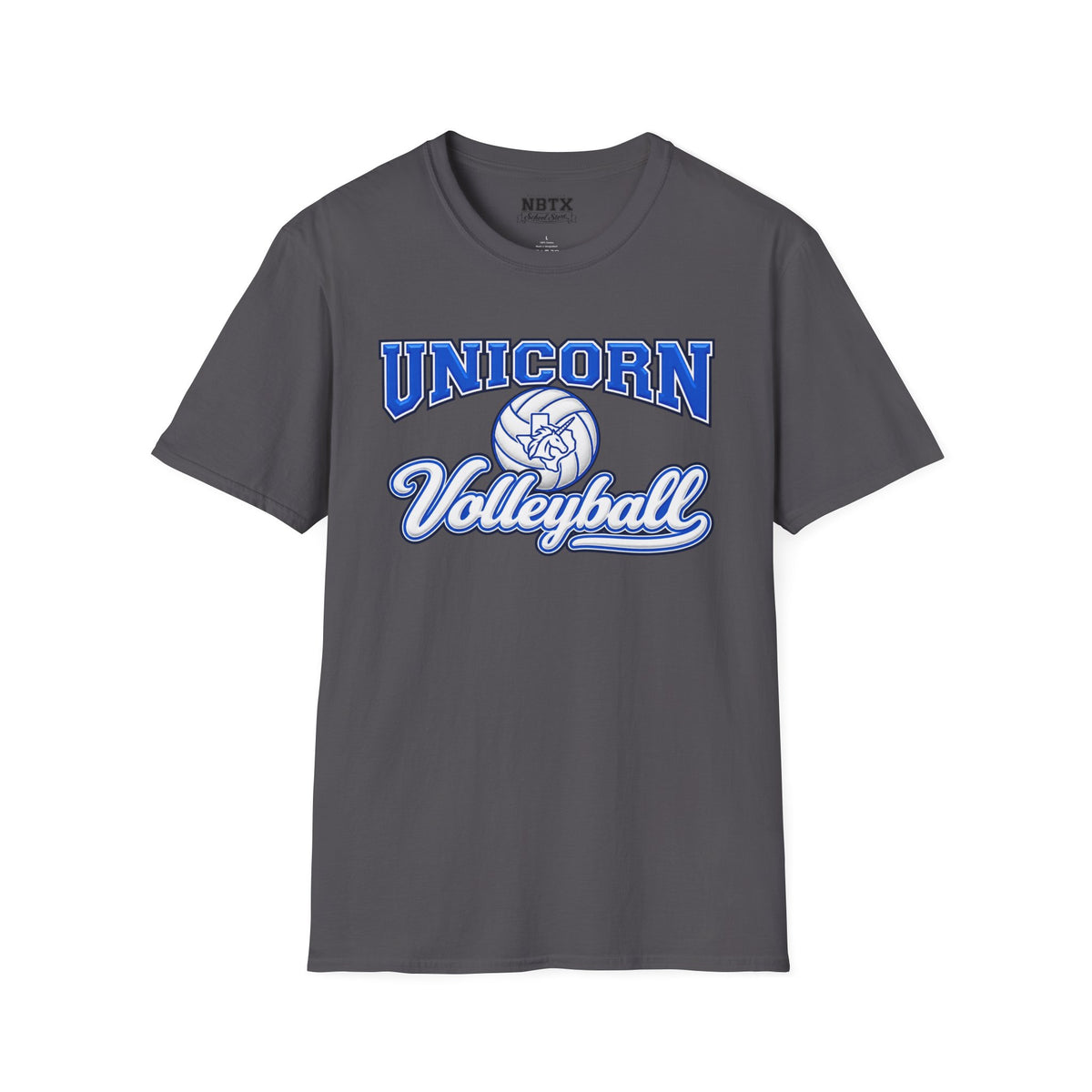 New Braunfels Unicorns Volleyball T-Shirt - Script
