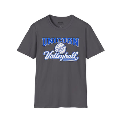 New Braunfels Unicorns Volleyball T-Shirt - Script