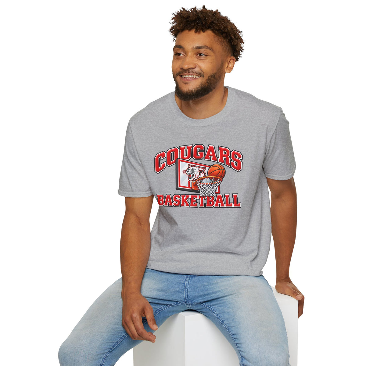 Canyon Cougars Basketball T-Shirt