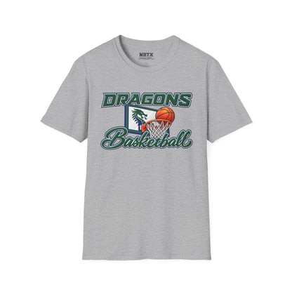 Long Creek Dragons Basketball T-Shirt - Script