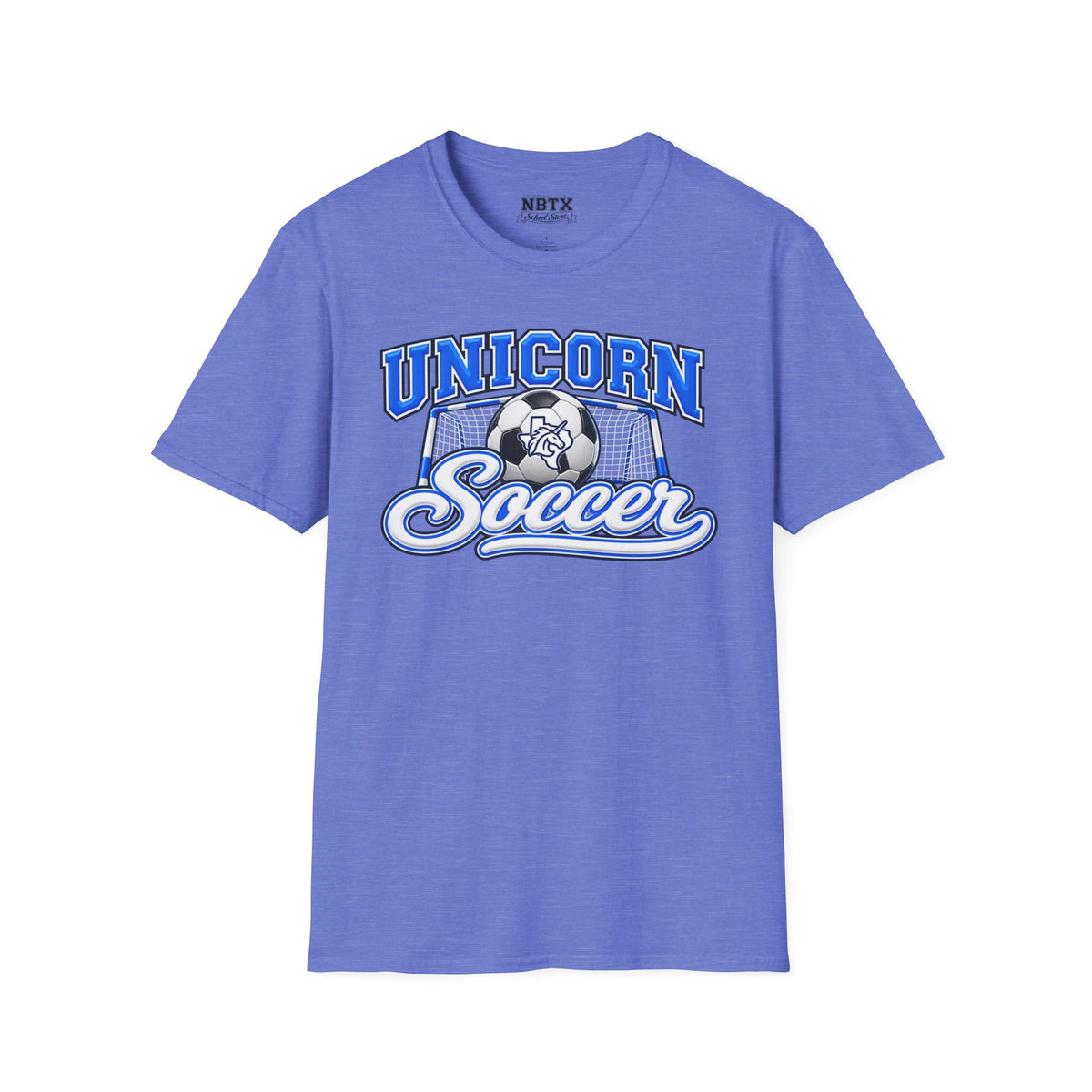 New Braunfels Unicorns Soccer T-Shirt - Script