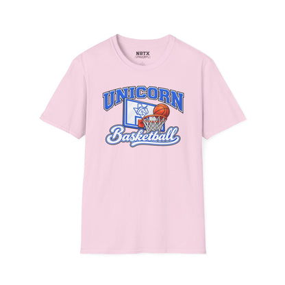 New Braunfels Unicorns Basketball T-Shirt - Script
