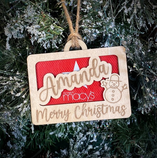 Gift Card Holder Christmas Ornament