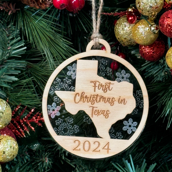 2024 First Christmas in New State Ornament