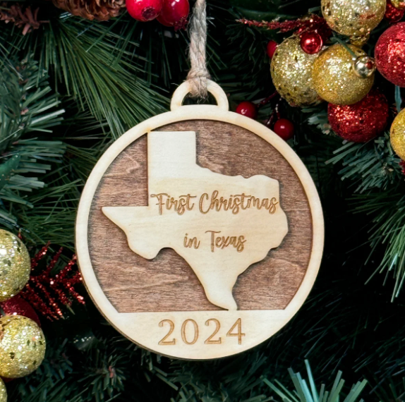 2024 First Christmas in New State Ornament