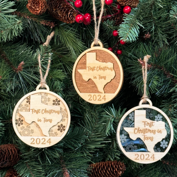 2024 First Christmas in New State Ornament